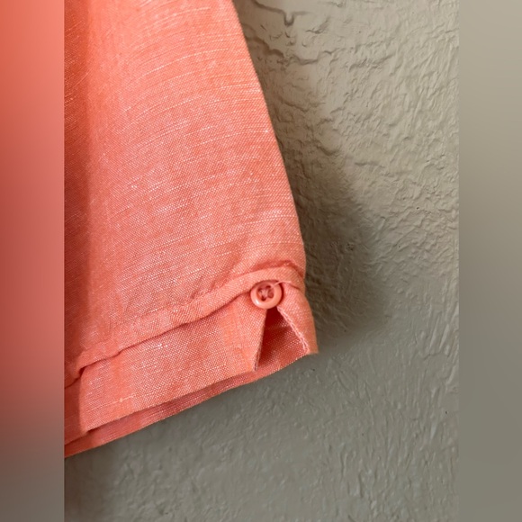 Havanera Men’s button-down shirt, Size L 55% Linen - Picture 5 of 7